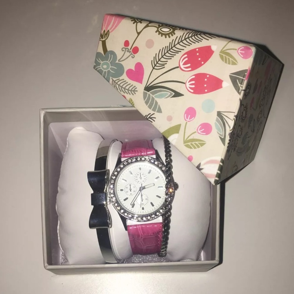 Watch and bracelet set